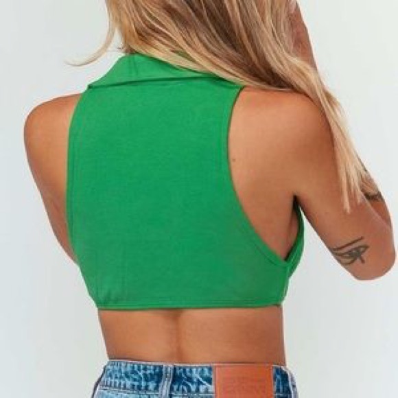 Princess Polly green underwire collar top - Picture 9 of 9